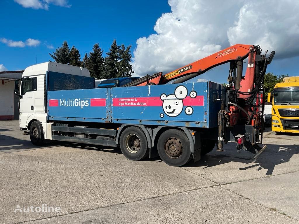 MAN TGX 26.440  flatbed truck