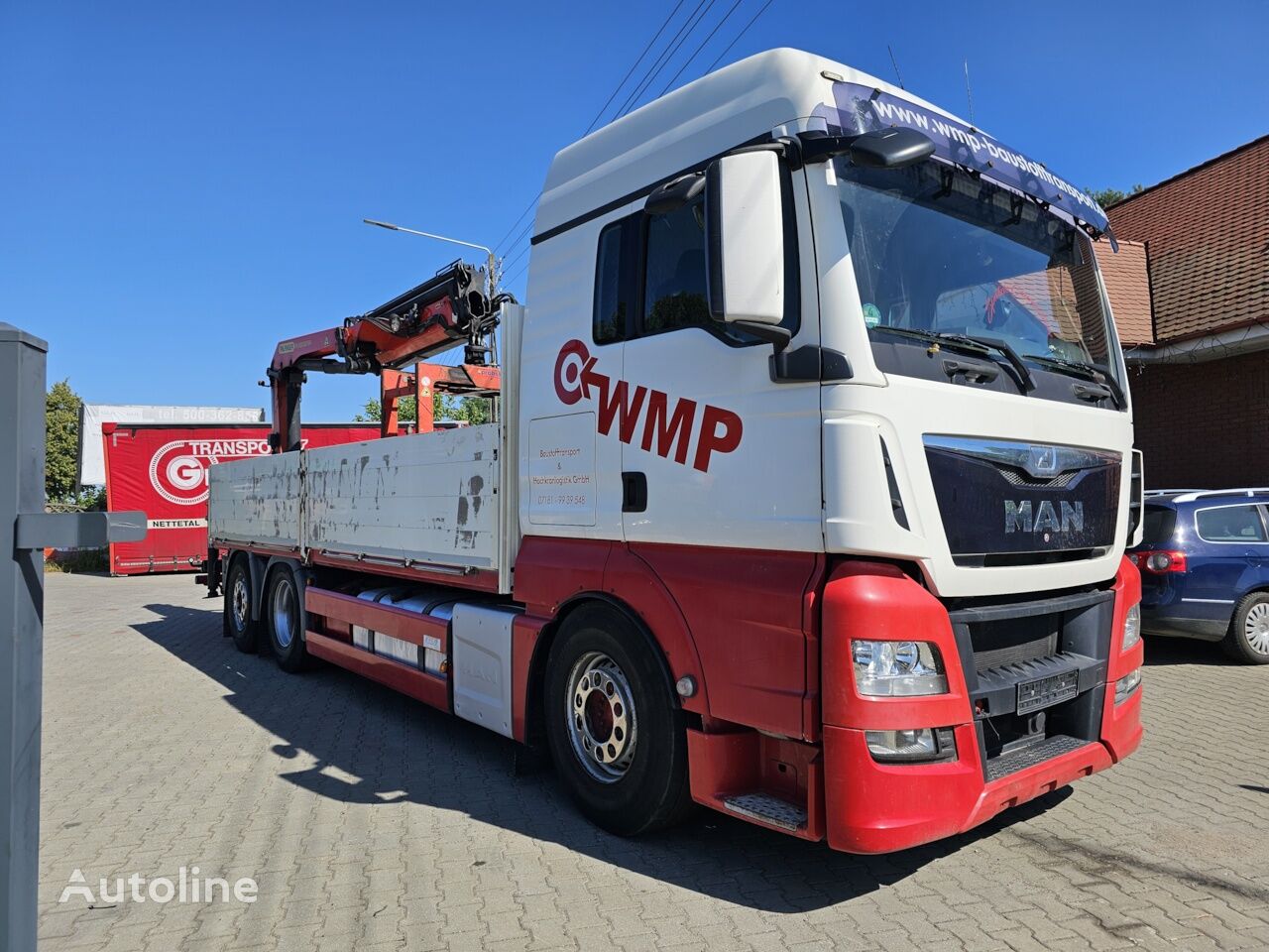 MAN TGX 26.440  kamion s ravnom platformom