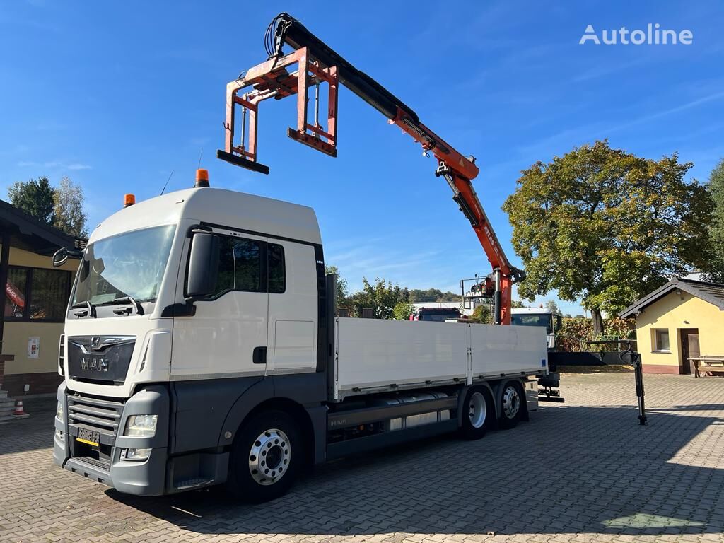 MAN TGX 26.460  flatbed truck