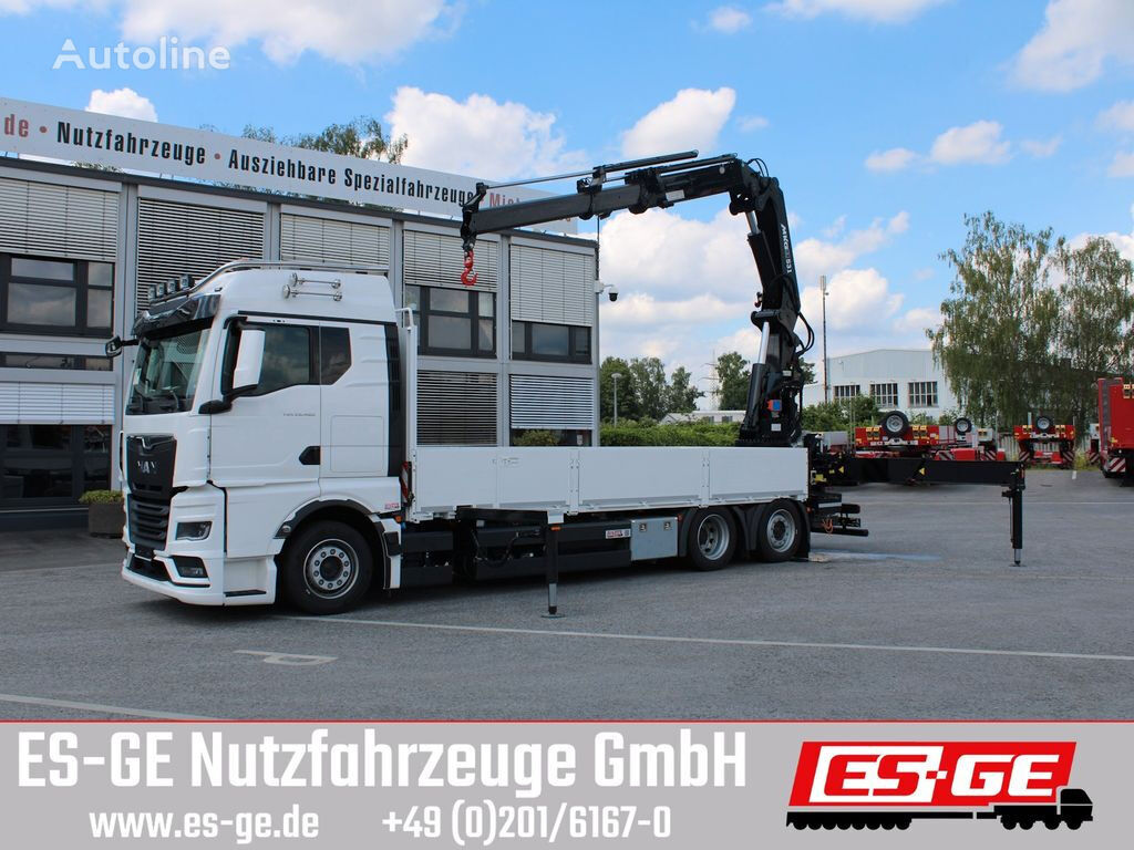 new MAN TGX 26.480 flatbed truck