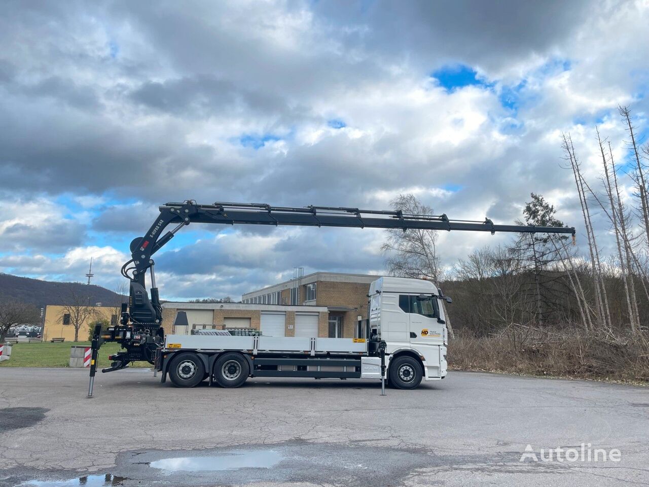 new MAN TGX 26.510 TG3 Retarder / 6X2 Hiab 548 E 8 flatbed truck