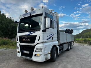 MAN TGX 26.560  flatbed truck