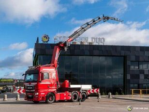 MAN TGX 28.500 6x2 HMF 5020K-RC Fly Jib Crane camión caja abierta