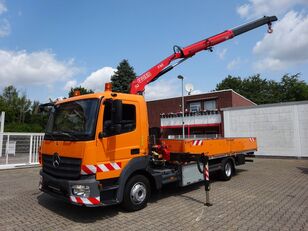 camion pianale Mercedes-Benz 1024 Atego Pritsche + Fassi F85 Kran