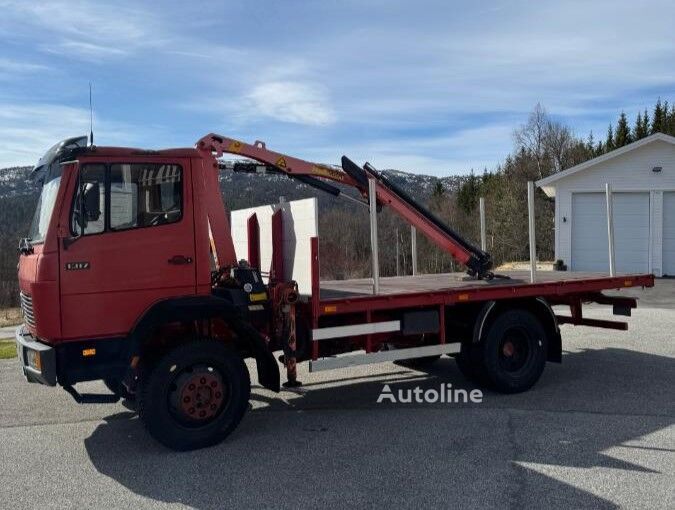 Venta de Mercedes-Benz 1317 AK planbil med Palfinger PK3700A kran og 4X4 camión caja abierta | Autoline MX Mercedes-Benz 1317 AK planbil med Palfinger PK3700A kran og 4X4 camión caja abierta - Autoline