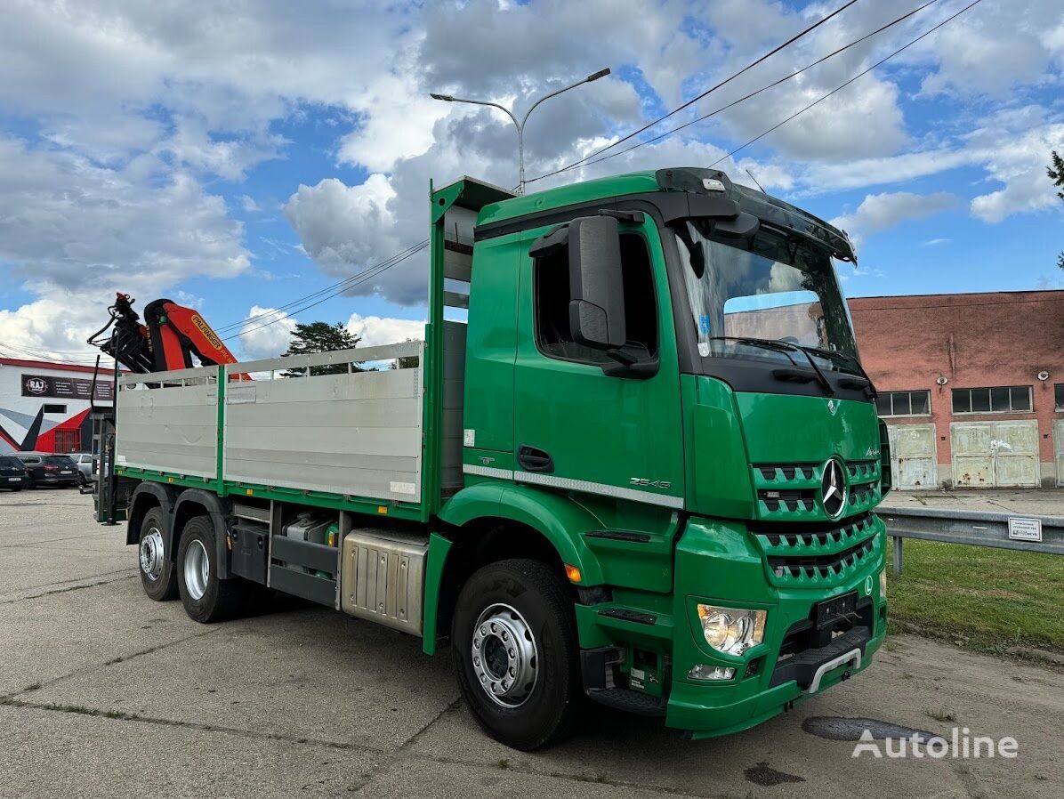 nákladní vozidlo valník Mercedes-Benz 2543 Valník s hydraulickou rukou PALFINGER ,EURO6