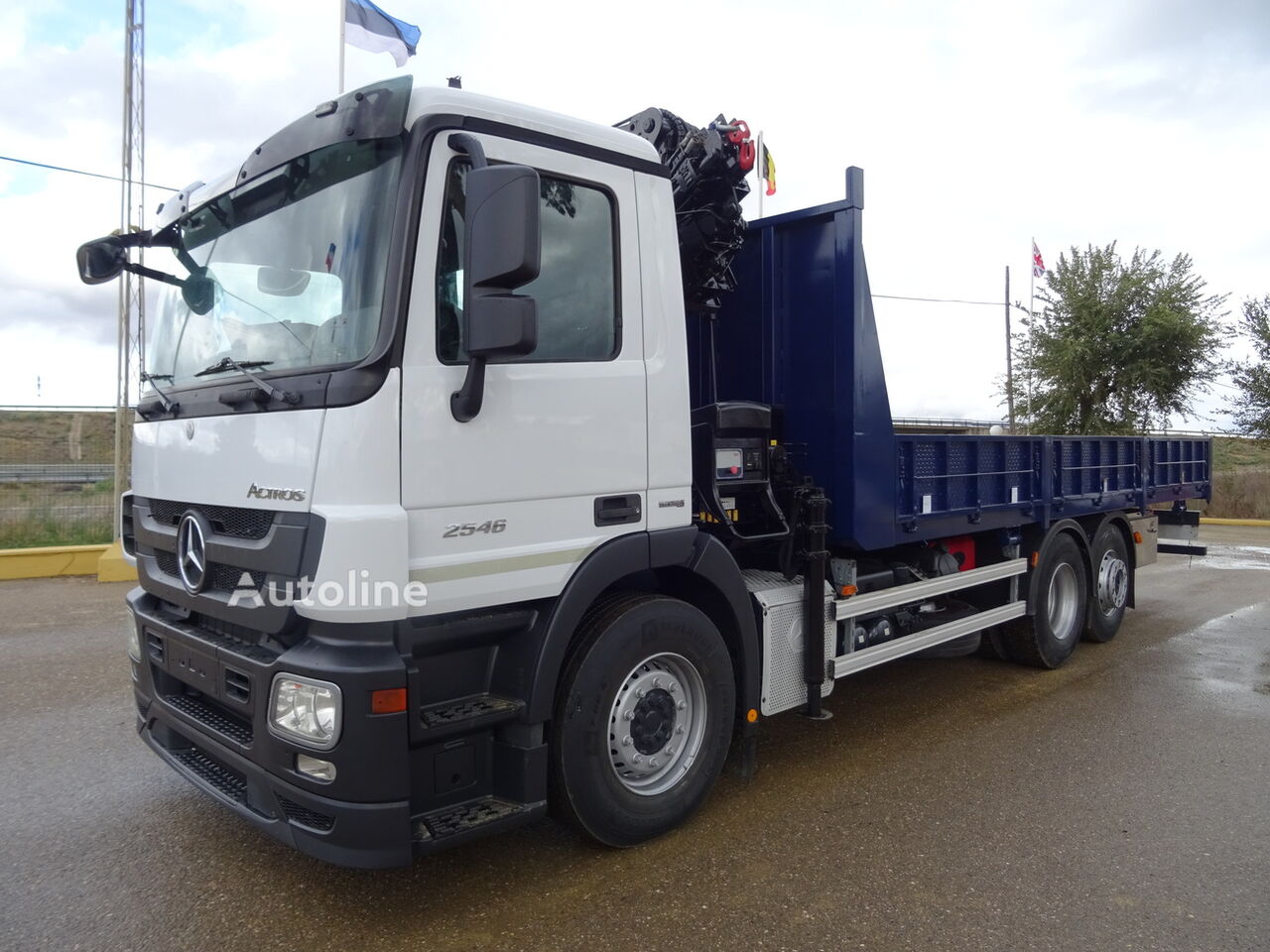 플랫베드 트럭 Mercedes-Benz ACTROS 25 46