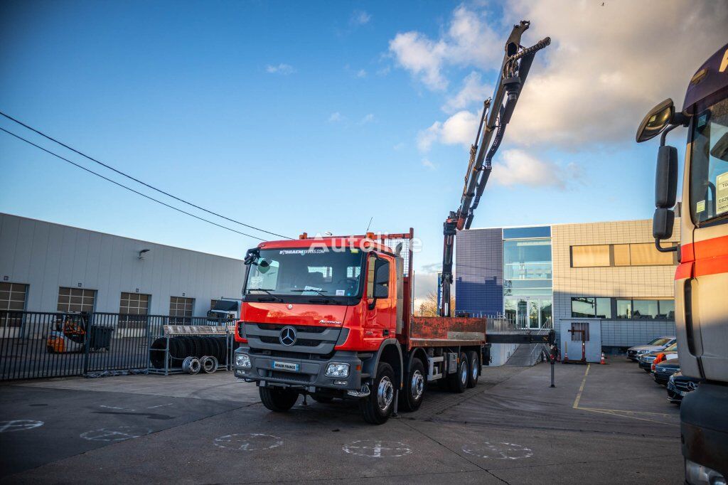 бортова вантажiвка Mercedes-Benz ACTROS 3241 BB-MP3+PALFINGER 22002/4X