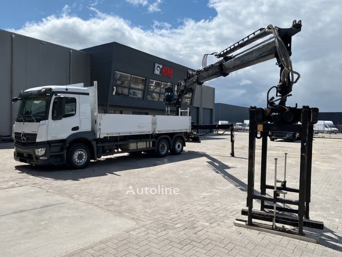 플랫베드 트럭 Mercedes-Benz ANTOS 2546 / 6X2 / MKG HLK 221 A3 - Autoline