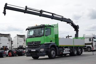 Mercedes-Benz AROCS 2636 / 6x4 / 6x2 / 4x4 / SKRZYNIOWY - 6,2 m / + HDS HIAB 1 camión caja abierta