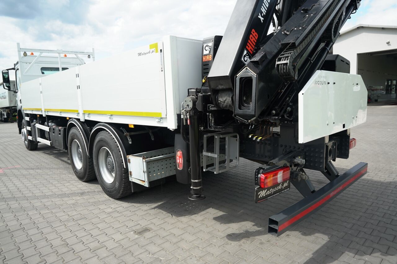 Mercedes-Benz AROCS 2636 / 6×4 / SKRZYNIOWY 7 ,6 M + HDS HIAB 188 B-3 / MOCNA