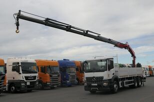 Mercedes-Benz  AROCS 2636 / 6x4 / SKRZYNIOWY- 7m / + HDS FASSI 175 wysów: 17 m flatbed truck