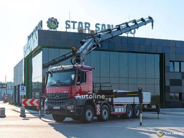 Бортовой грузовик Mercedes-Benz AROCS 3748 8x4 HIAB 548 E-6 Rotator Crane - Autoline