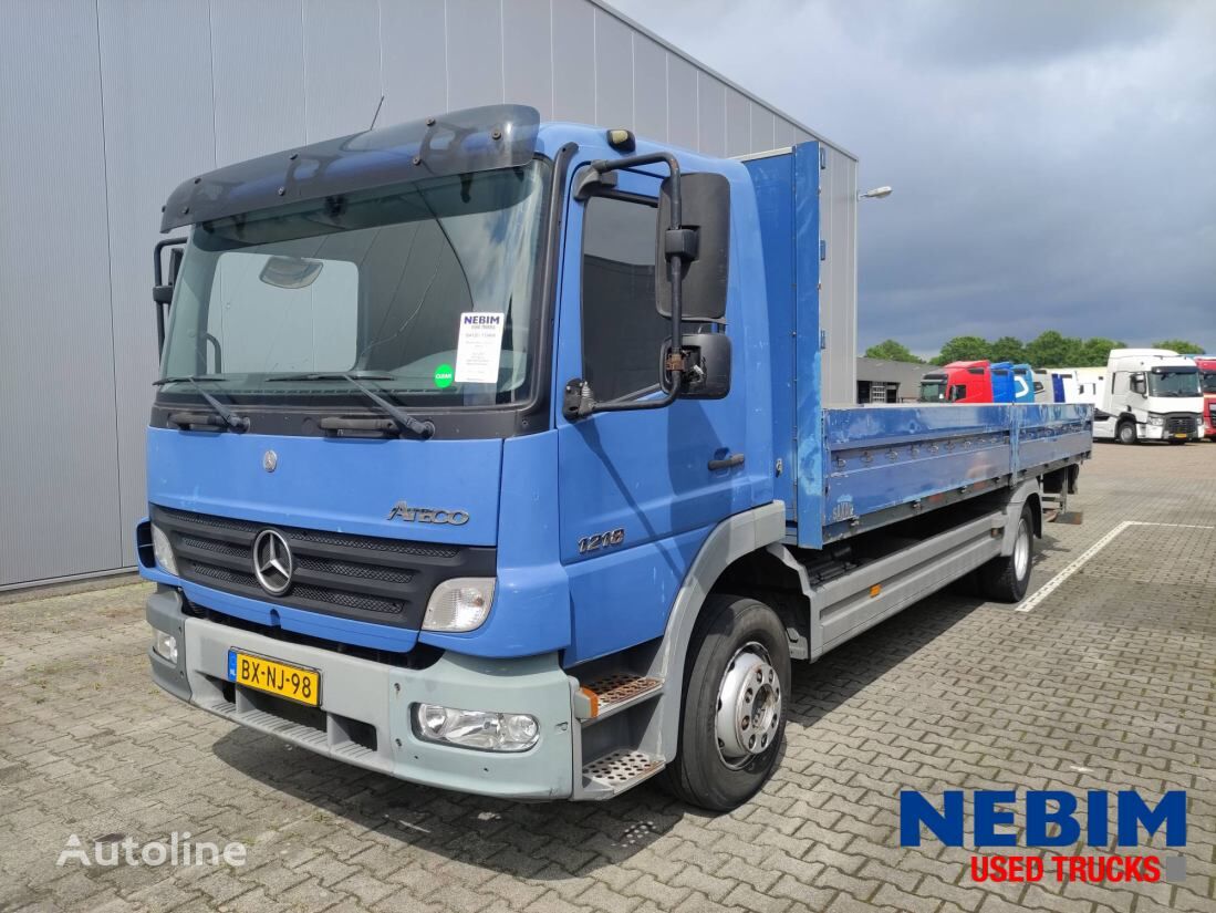 camion plateau Mercedes-Benz ATEGO 1218L 4x2 - 3 seats