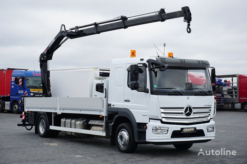 شاحنة مسطحة Mercedes-Benz ATEGO / 1224 / ACC / SKRZYNIOWY + HDS