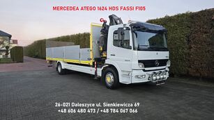 Mercedes-Benz ATEGO 1624 CRANE FASSI F105 flatbed truck