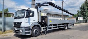 Mercedes-Benz AXOR 1824 L HDS Hiab 122 Żuraw Dźwig Kran Crane Paka 7,60m flatbed truck