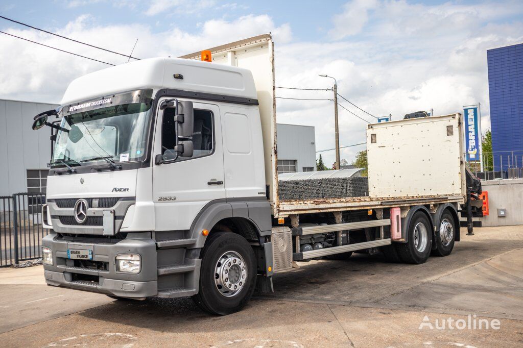 Mercedes-Benz AXOR 2533+E5+HIAB14T/M camión caja abierta