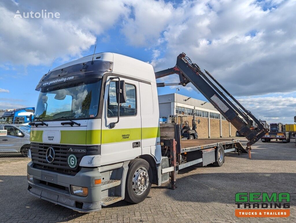 Tovornjak tovorna ploščad Mercedes-Benz Actros 1831 Sleepcab Euro2 MKG HLK80 3360KG - Air Suspension - L - Autoline