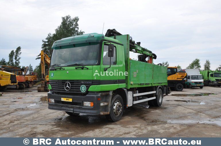 бортовой грузовик Mercedes-Benz Actros 1835 Atlas AK 125.1