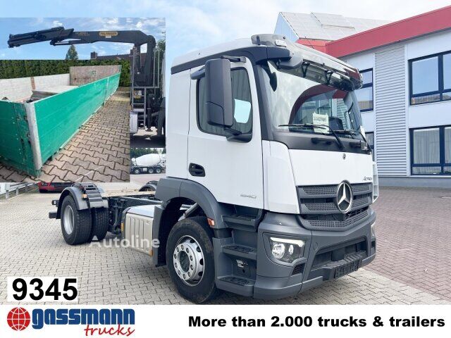 camion plateau Mercedes-Benz Actros 1840 L 4x2, Kran Palfinger PK12001L neuf