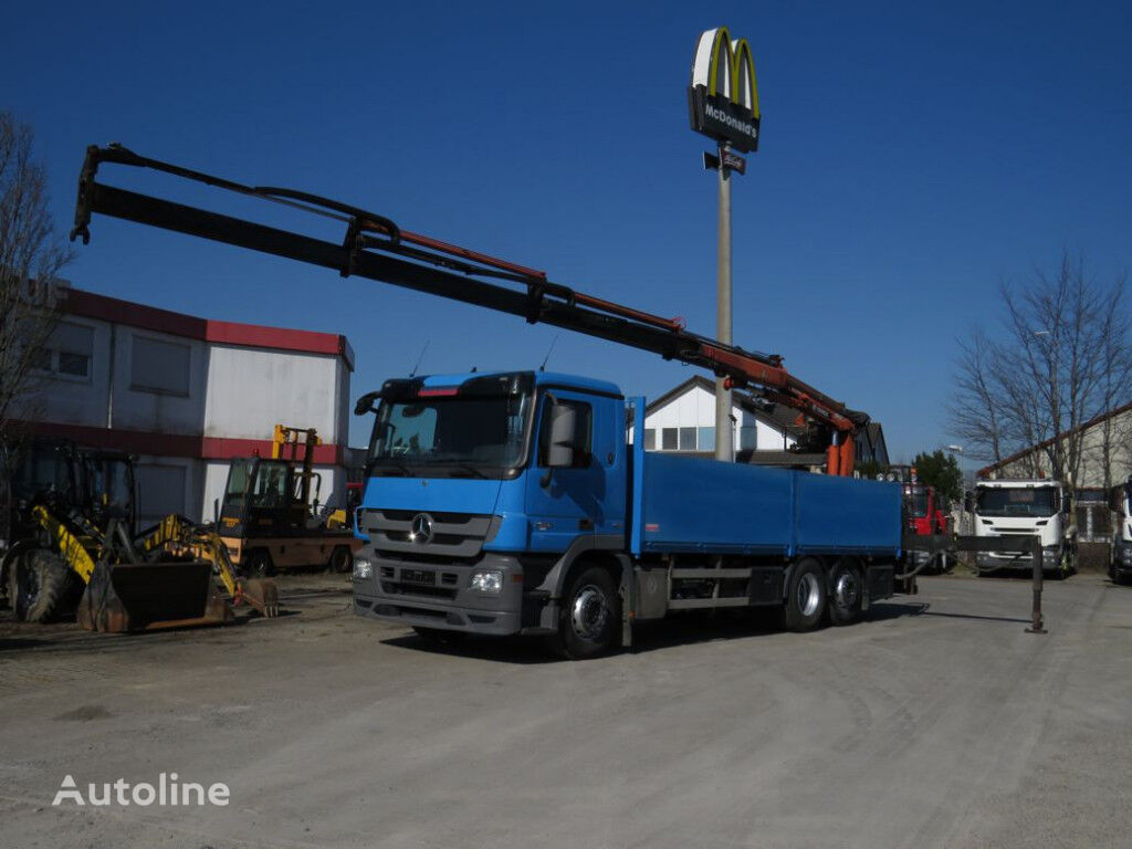 Mercedes-Benz Actros 2546 L 6x2 Pritsche Heckkran 3xhydr.Ausschub Pritsche LKW