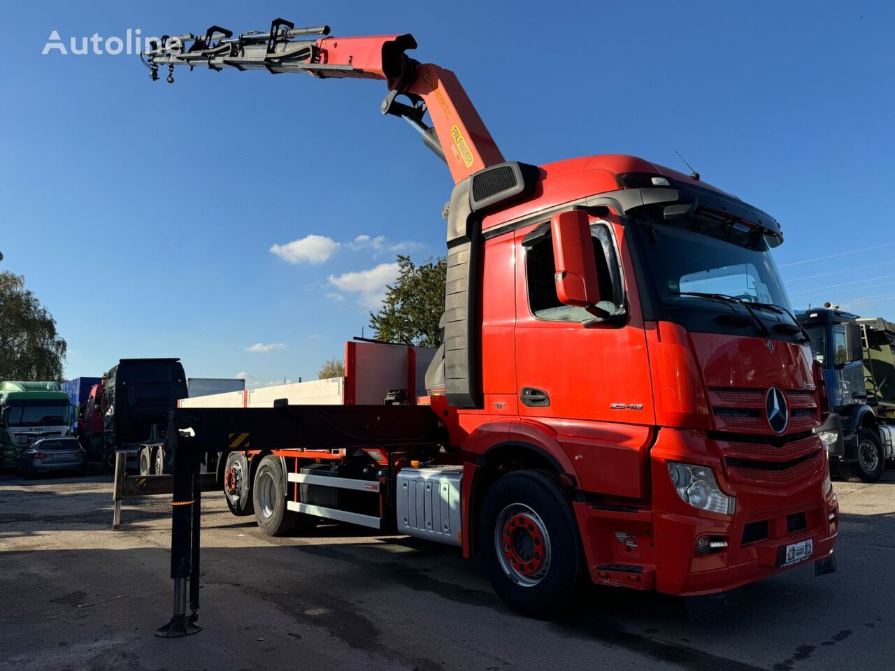 ciężarówka burtowa Mercedes-Benz Actros 2548L