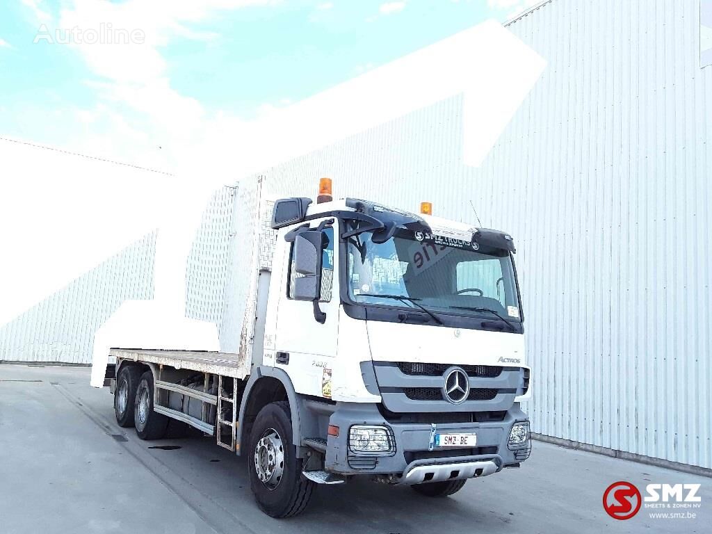 Mercedes-Benz Actros 2636 6x4 lames steel flatbed truck