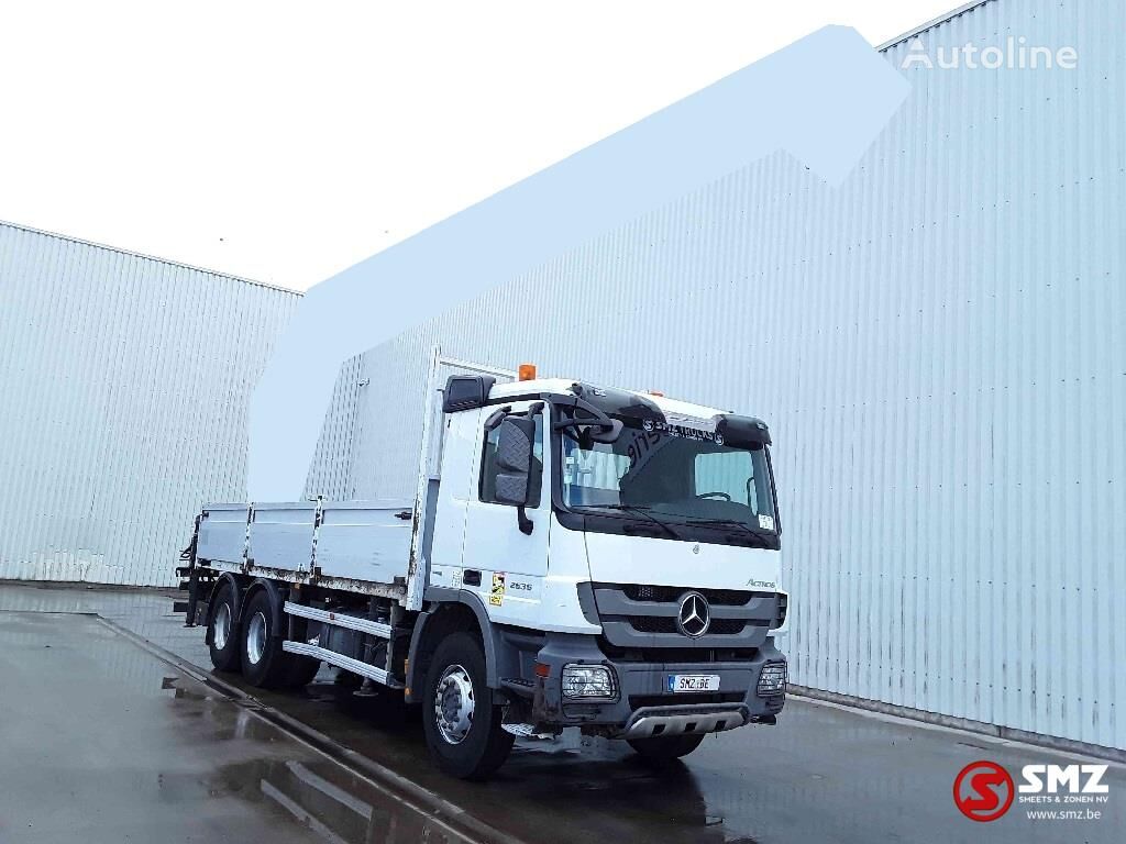 tovornjak tovorna ploščad Mercedes-Benz Actros 2636 6x4 lames steel