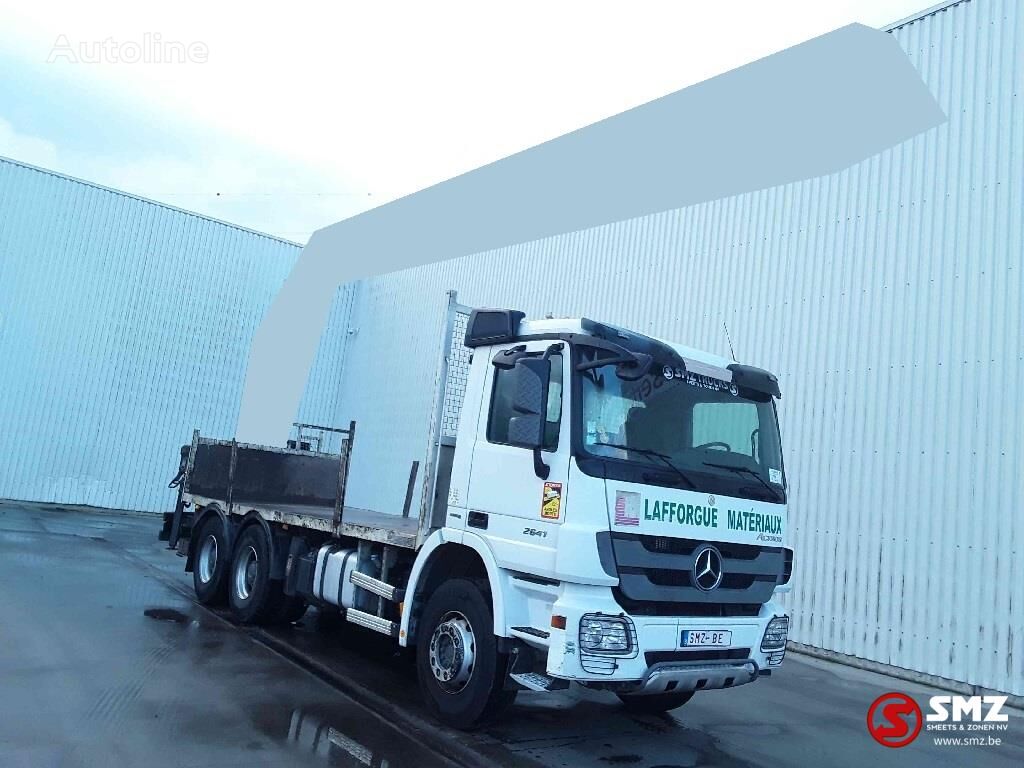 Mercedes-Benz Actros 2641 lames steel flatbed truck