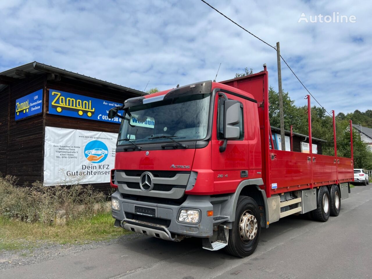 camion pianale Mercedes-Benz Actros 2644 6X4 BL