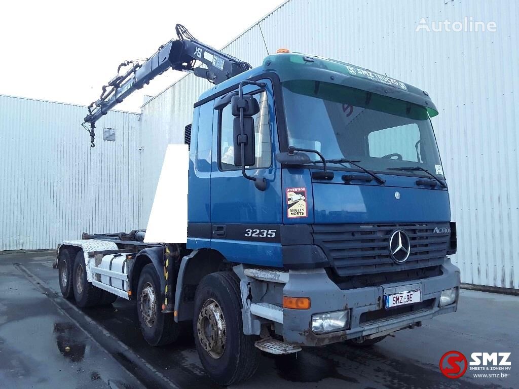 Mercedes-Benz Actros 3235 hiab 166d-3 camión caja abierta