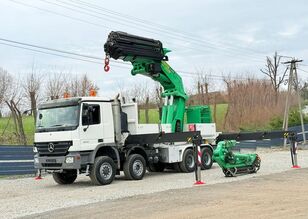 Mercedes-Benz Actros 4144 * HDS Palfinger 150002 + FLY JIB PJ 1 flatbed truck