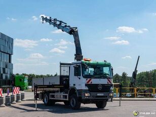 camion plateau Mercedes-Benz Actrosr2044A 4x4 Hiab 211 EP-5 Crane