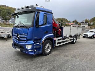 Mercedes-Benz Antos 2136 m / 26t/m ferrari crane with winch Pritsche LKW