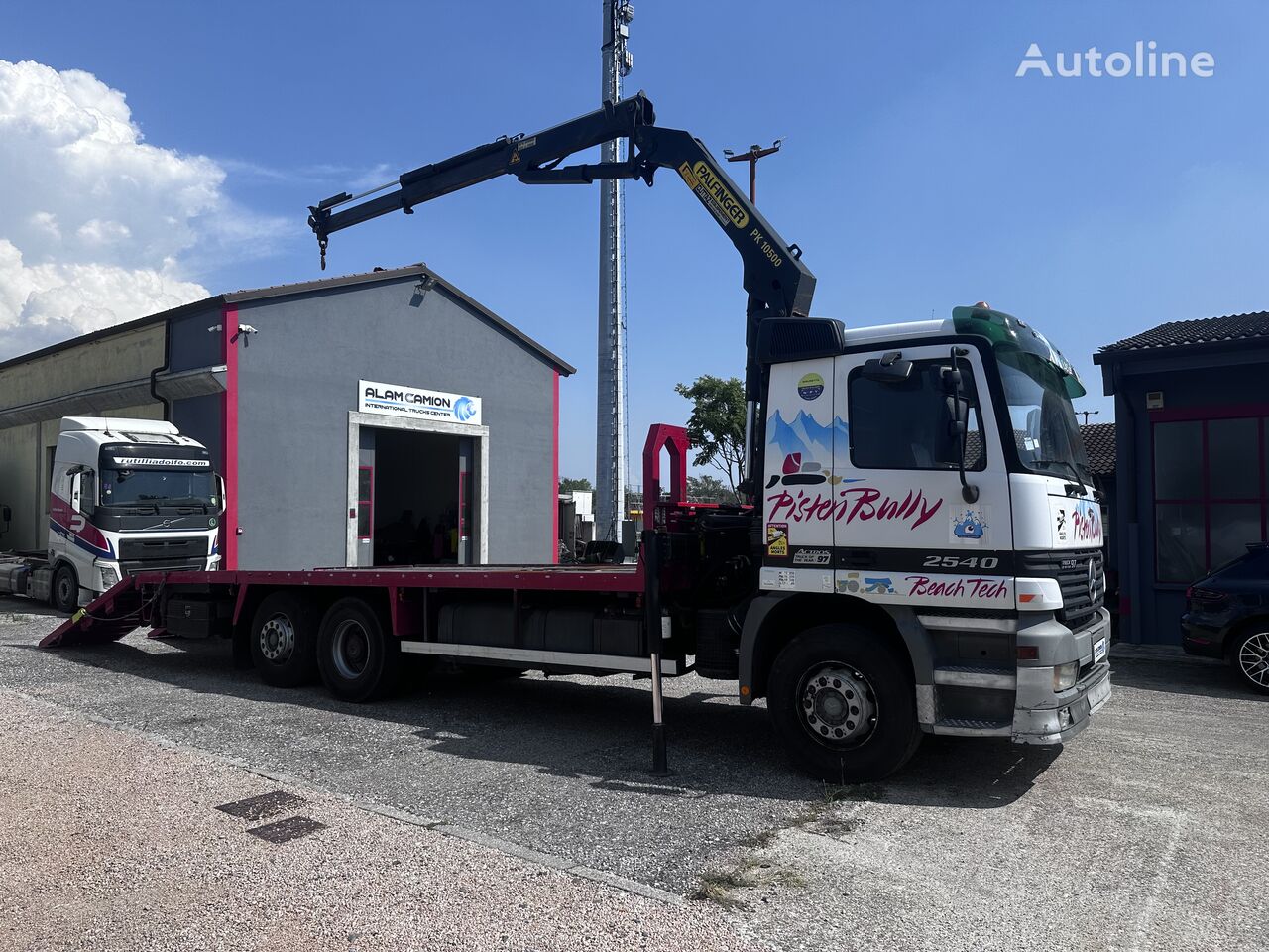 Mercedes-Benz Antos 2540 flatbed truck