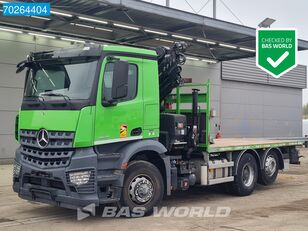 бортовой грузовик Mercedes-Benz Arocs 2540 6X4 HAD Hydrodrive Hiab X-HIPRO 192 ES-4Lift-Steering