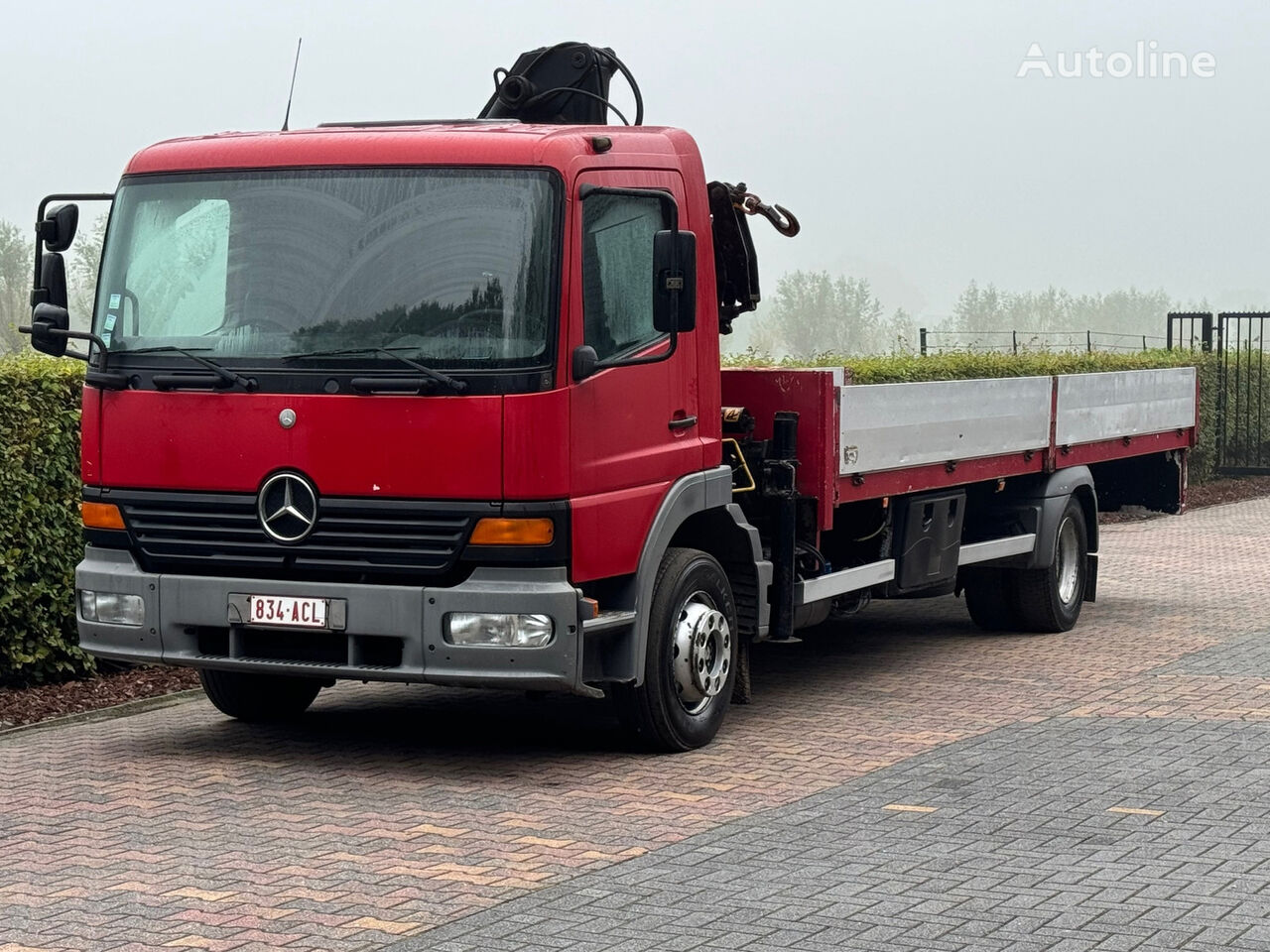 Mercedes-Benz Atego 1217 HIAB 071 AW PTO camión caja abierta