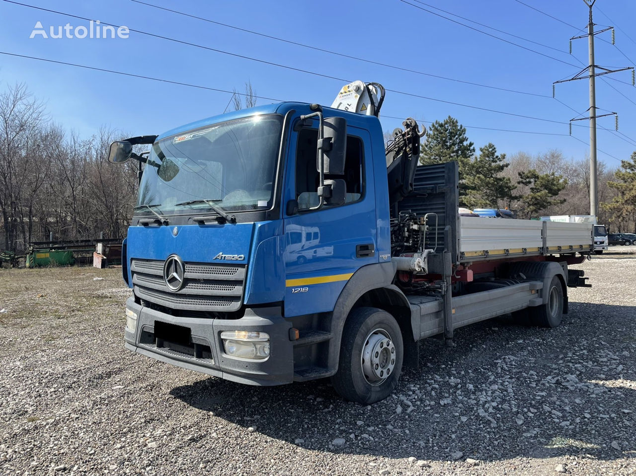 Mercedes-Benz Atego 1218 camión caja abierta