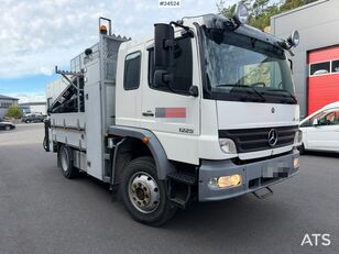Mercedes-Benz Atego 1225 4x4 6 seter m/ 10t/m Hiab kran planbil
