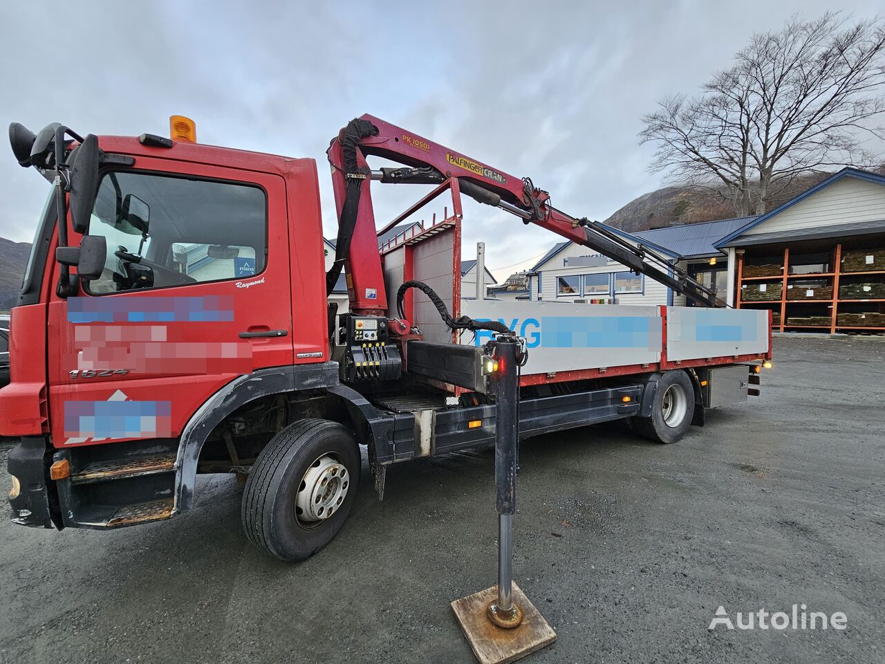 camion plateau Mercedes-Benz Atego 1624