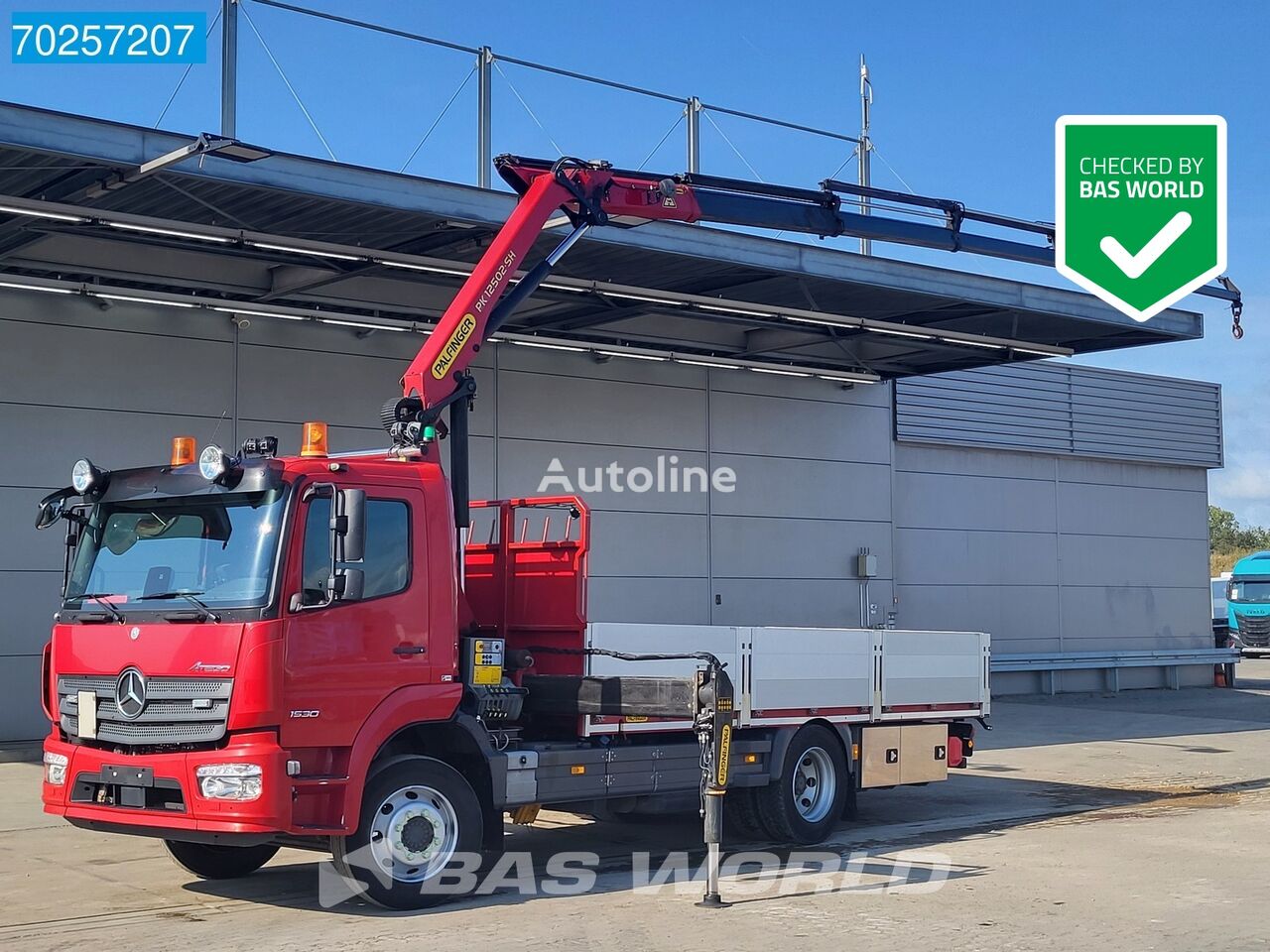 کامیون کفی Mercedes-Benz Atego 1630 4X2 Palfinger PK12502 SH Kran Crane Euro 6