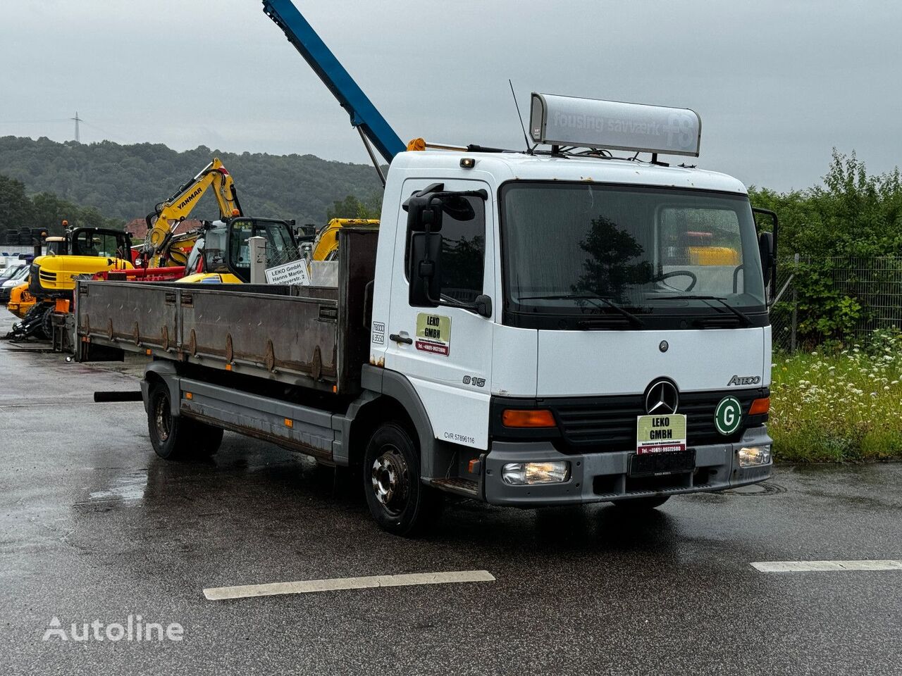 플랫베드 트럭 Mercedes-Benz Atego 815