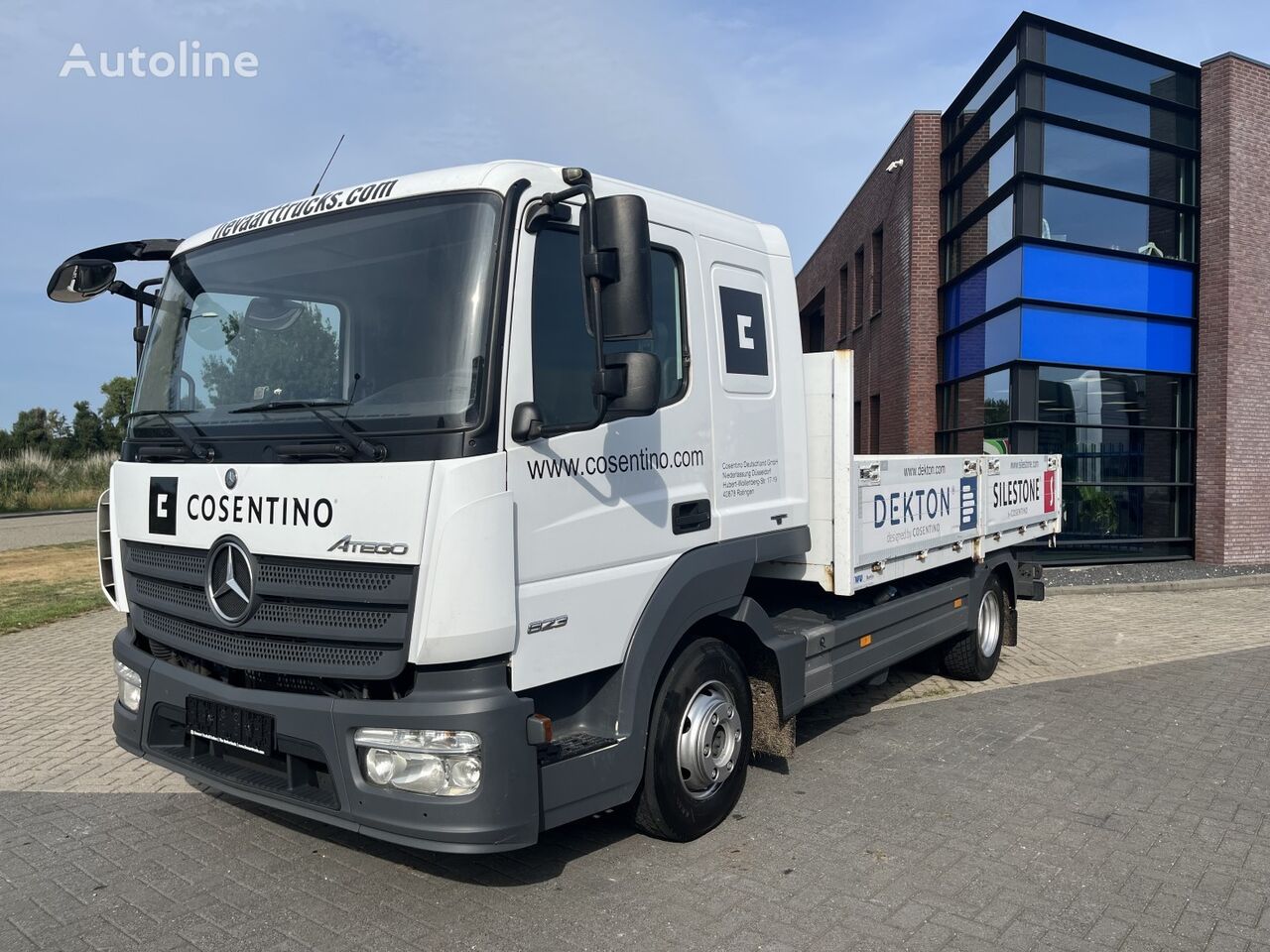 Mercedes-Benz Atego 823 flatbed truck