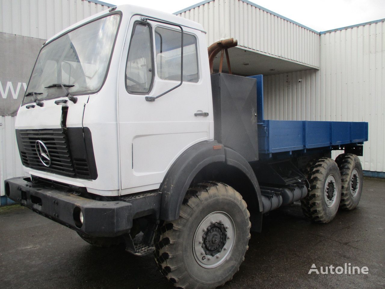 бортовой грузовик Mercedes-Benz FAP 2026 BS/AV , V8 , ZF Manual , 6x6 , Spring suspension