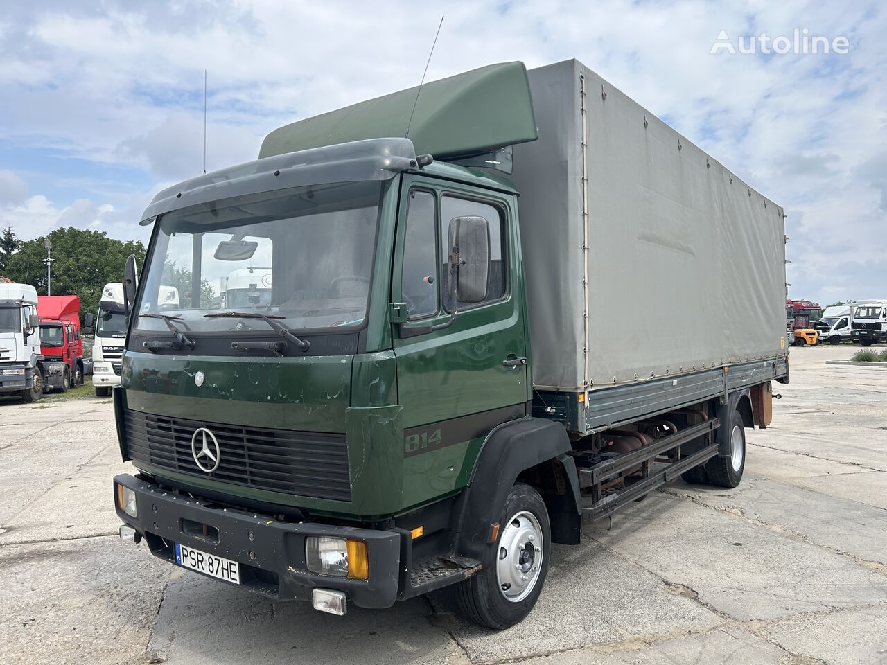 camion pianale Mercedes-Benz LK 814