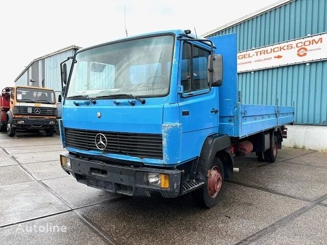 Mercedes-Benz LK 814 (6-CILINDER) FULL STEEL SUSPENSION WITH OPEN BOX (MANUAL  flatbed truck