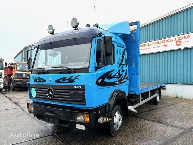 camion plateau Mercedes-Benz LK 817L (6-CILINDER) SLEEPERCAB WITH OPEN BOX (6 GEARS MANUAL GE