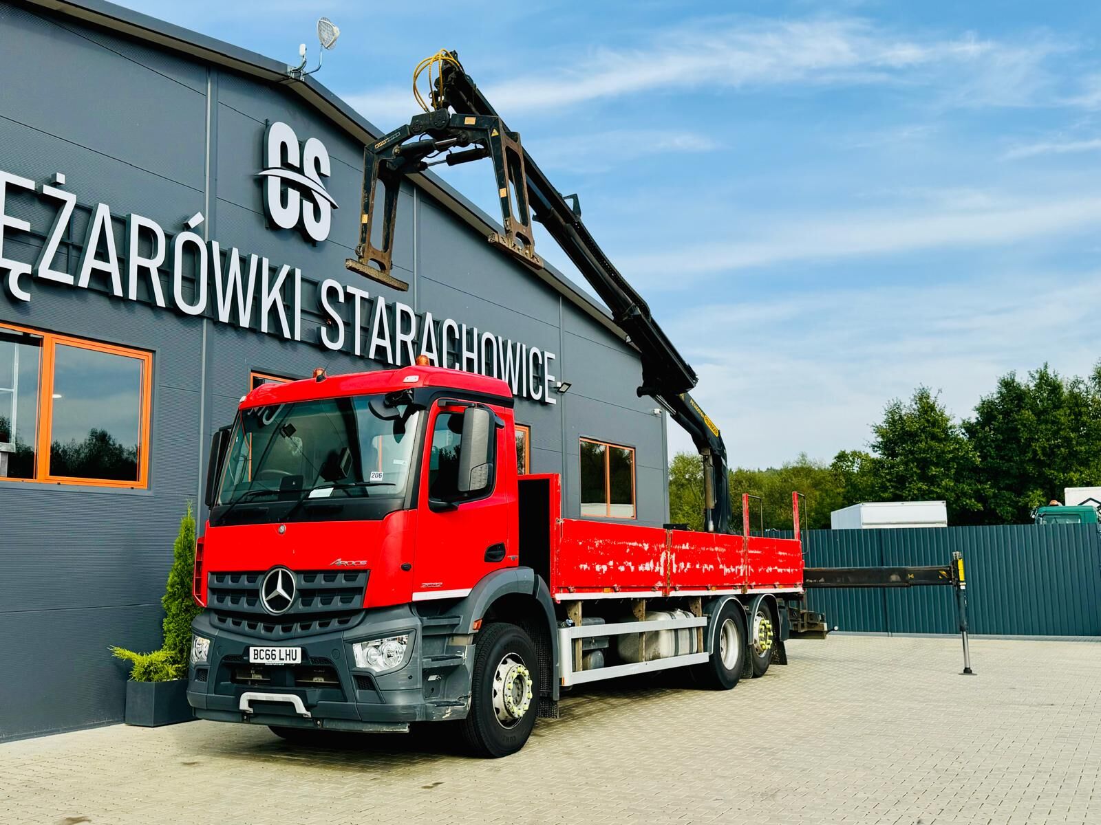 Mercedes-Benz Mercedes-Benz Actros 2532 // E6 // 6x2 // Anglik // PALFINGER PK camión caja abierta