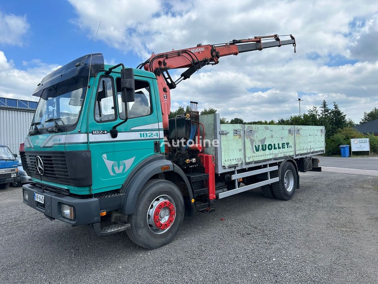 Mercedes-Benz SK 1824  flatbed truck